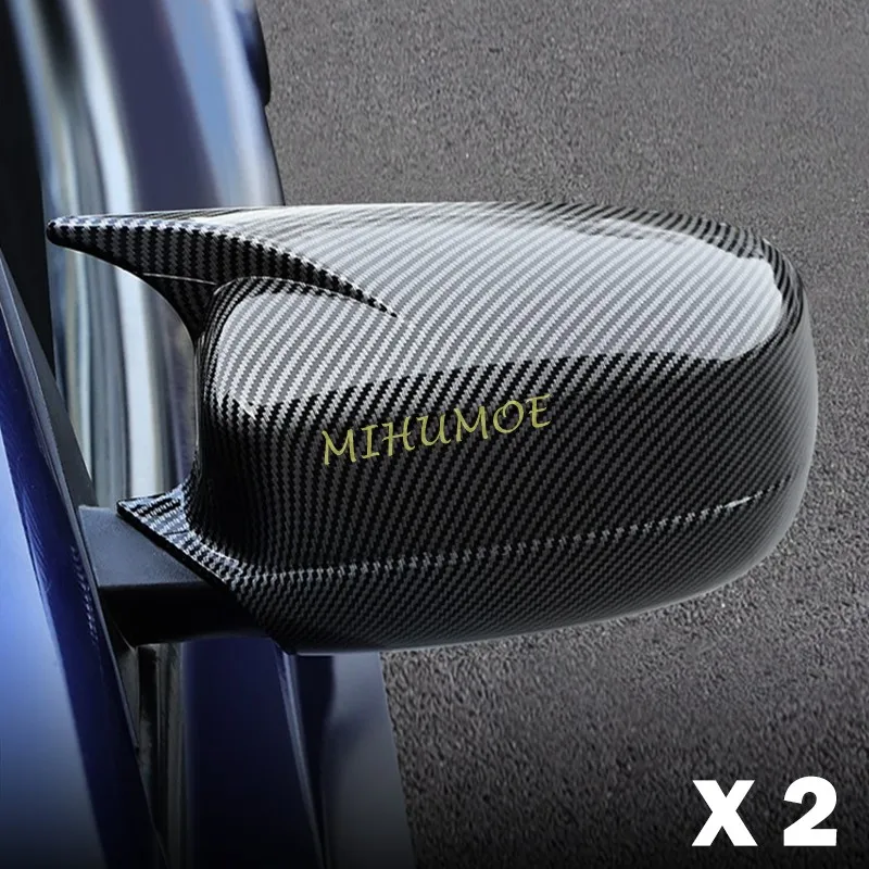 Carbon Fiber Side Rearview Mirror Cover Cap Overlay Trims For Dodge Charger Chrysler 300 200 2011-2023