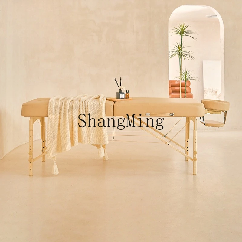 

FG folding beauty bed widened lifting portable beauty salon club body bed