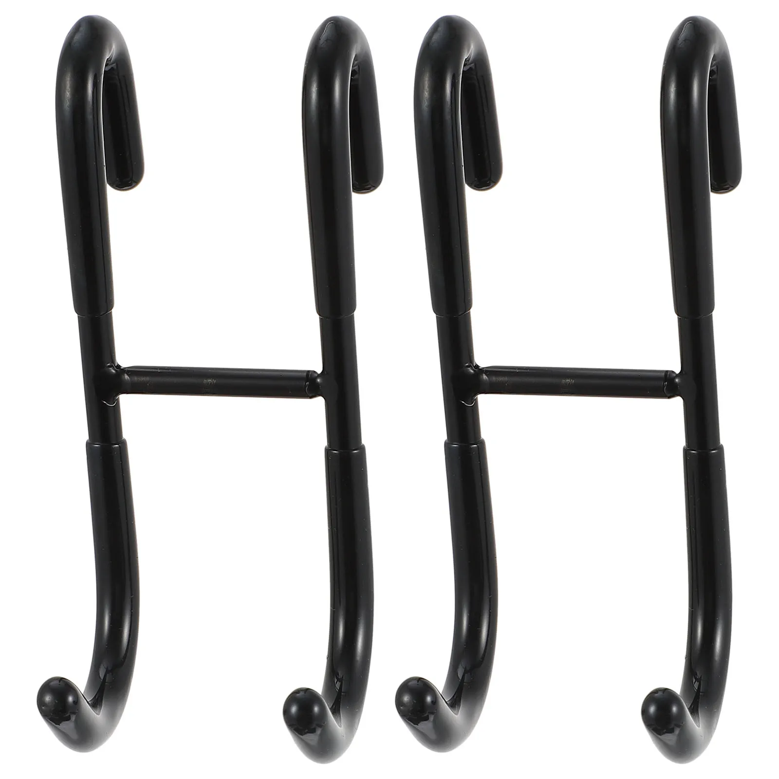 

2pcs Stainless Steel Hooks Strong Load Punch Free Storage Bathroom Kitchen ganizer Space Saving Door Hooks Metal Clothes Hat