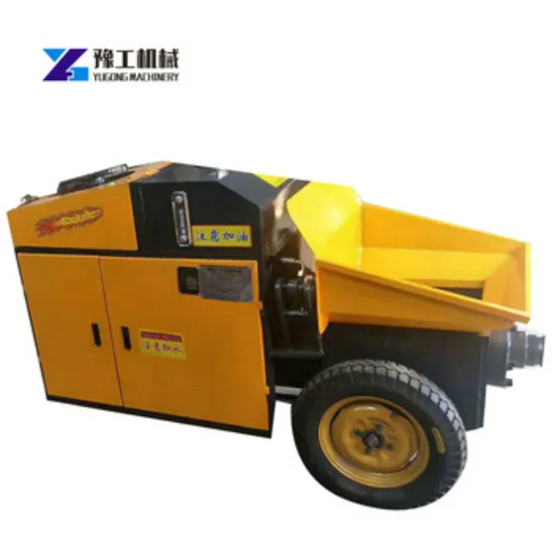 YG High Efficiency Small Stationary Electric Hydraulic Concrete Pump Mini Concrete Pump For Sale