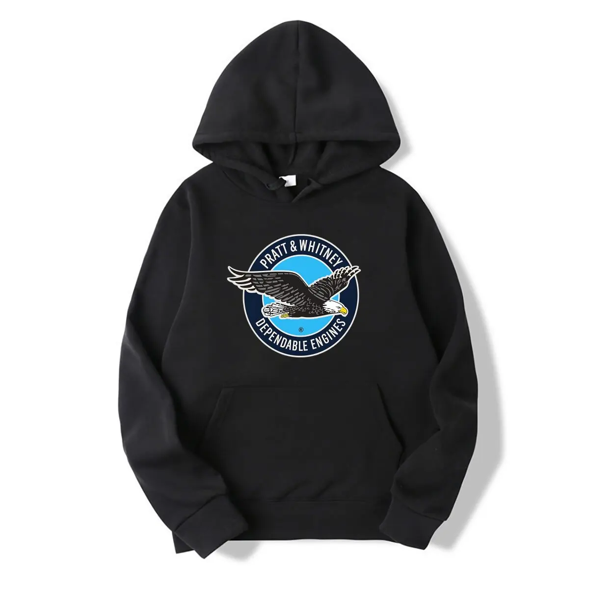 oversized korean fashion hippie clothes sweat Men's hoodies for mens designer clothes 2024 Pratt Whitney Logo hoodies