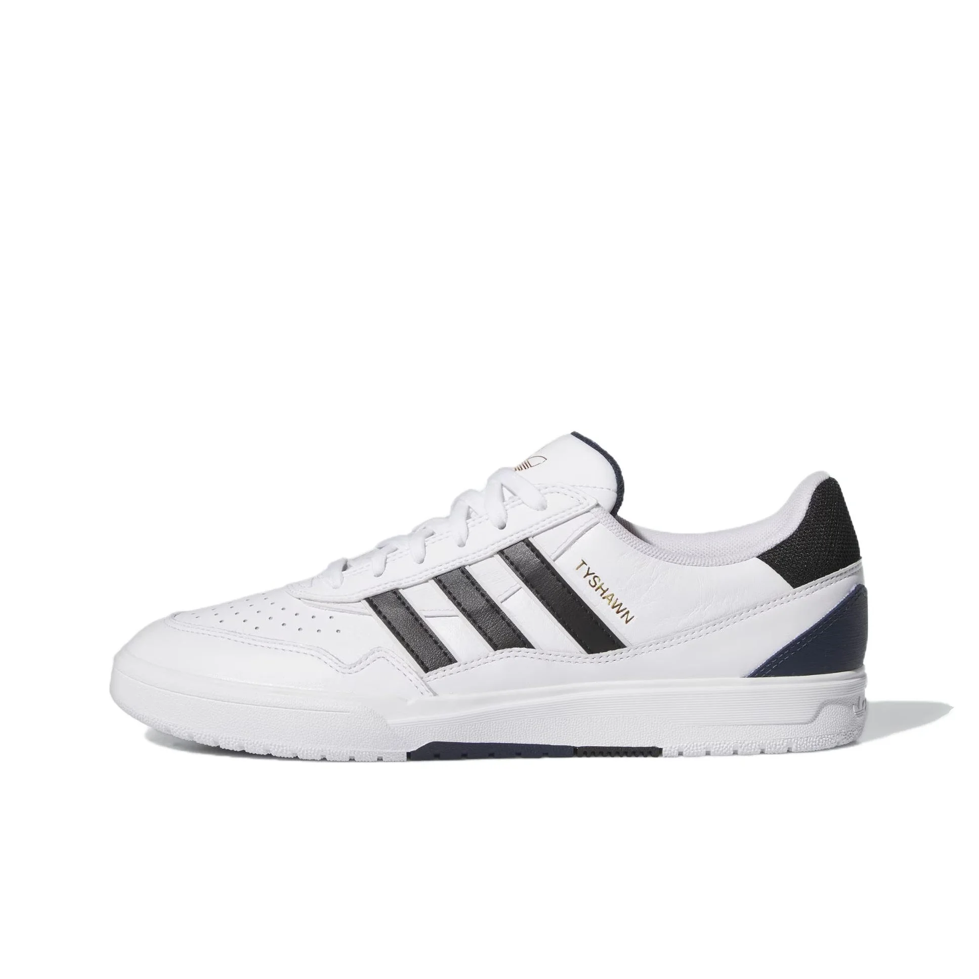 Adidas Originals Tyshawn Skateboard Shoes Unisex Low Top White/Black/College Navy IF9710