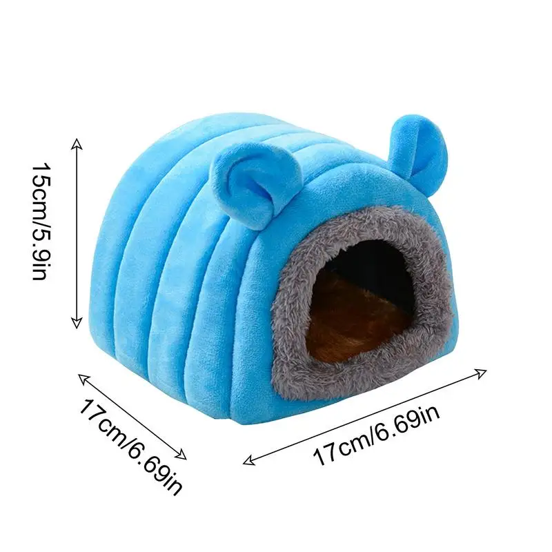 Hamster Winter Warm House Bed Hamster Bed Cave House Sleeping Nest Hamster Bed Pet Winter House Warm Nest For Parrots Hedgehogs