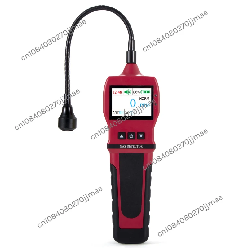 BH-90 Digital Gas Leak Detector /Gooseneck 0-10000ppm CH4 Natural Coal Flammable Combustible  Fast Analyzer Sensor 4 Alarm