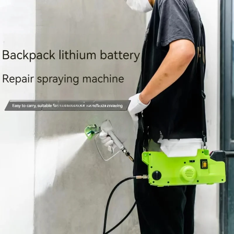 New Backpack Handheld Airless Sprayer Lithium Battery Professional High Voltage Paint Sprayer Machine Repair Machine 220-240V