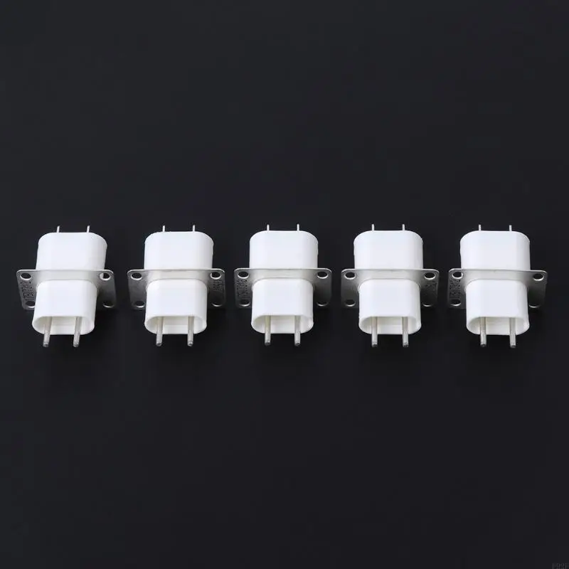 F92F 5PCS เตาไมโครเวฟอิเล็กทรอนิกส์ Magnetron 4 FILAMENT PIN SOCKETS SOCKETS ConVERTER HOME