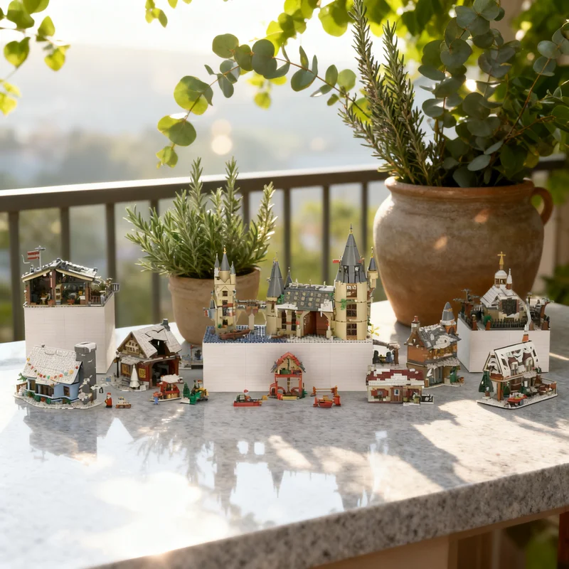 

Набор строительных блоков MOC Brickwood Creations «12 дней Рождества», 7493 детали, сезонная модель, игрушка-подарок, креативный коллекционный настольный декор