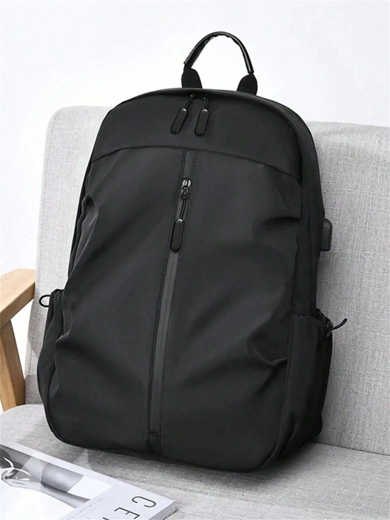 

Casual Travel Outdoor Oxford Cloth Picnic Backpack, Large Capacity Backpack, Perfect For Holidays, School, Summer, Carrying Esse