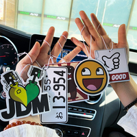 Newset JDM Culture Car Air Freshener Hanging For Rearview Mirror Air Perfume Pendant Japan Osaka Domo Asimo Robot JDM Graffiti
