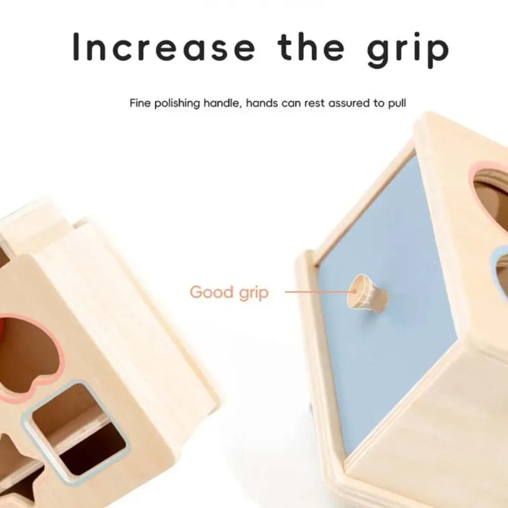 Boîte permanente d'objets en bois pour bébé, forme assortie, Cognition des couleurs, jouet en bois Montessori, boule de pièce de monnaie, goutte sensorielle, boîte d'éducation précoce