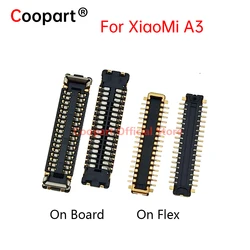 2Pcs For Xiaomi A3 MiA3 Mi CC9E Usb Charger Charging Dock Port Main Flex Cable FPC Connector Contact On Motherboard Plug 34 Pin
