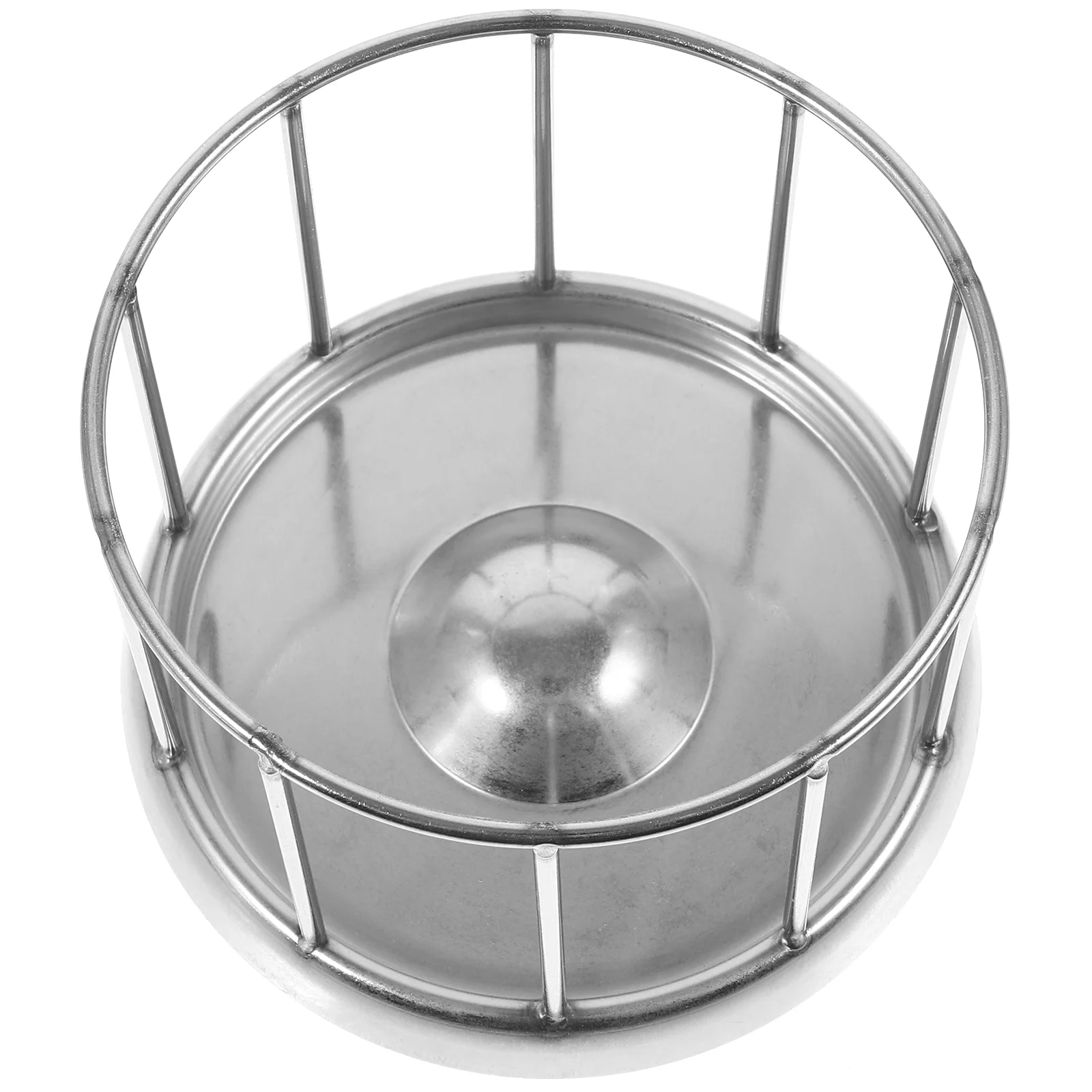 Tortoise Food Bowl Stainless Steel Worm Feeder Dish Water Reptile Terrarium Feeding Crawler Pet Plate