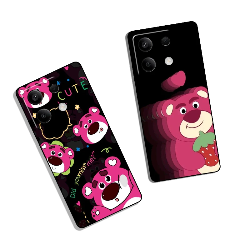 Xiaomi Mi 8 9 9T 11 Lite 11i 10T Pro Strawberry Bear Creative design phone case