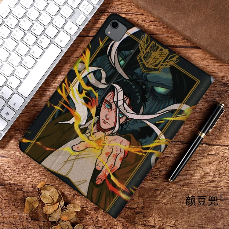 โจมตีบน Titan ANAN Anime Eren เคสสำหรับ iPad 10.2 7th 8th Air 4 5 MINI 5 6เคสซิลิโคนสุดหรูสำหรับ iPad Air 4 iPad เคส Pro11 12.9