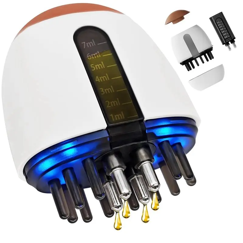 2025-No Messy Scalp Massager Applicator For Minoxidil 2025, Electric Scalp Oil Tool With High Vibration, Hair Growth Device