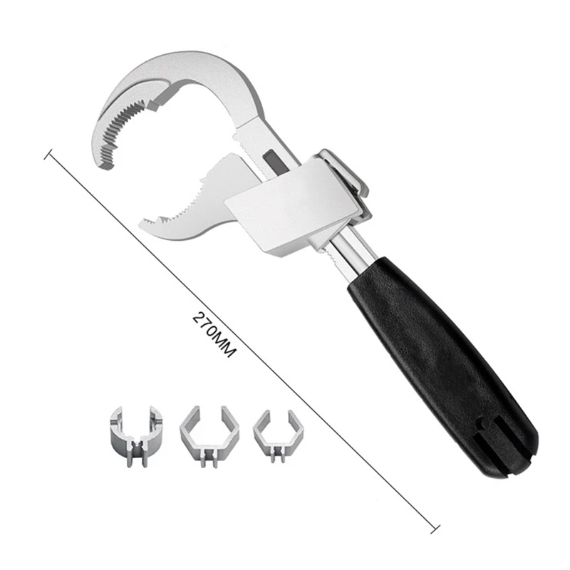 1 Piece Multifunctional Bathroom Wrench Sink Faucet Narrow Sewer Water Pipe Repair Tool