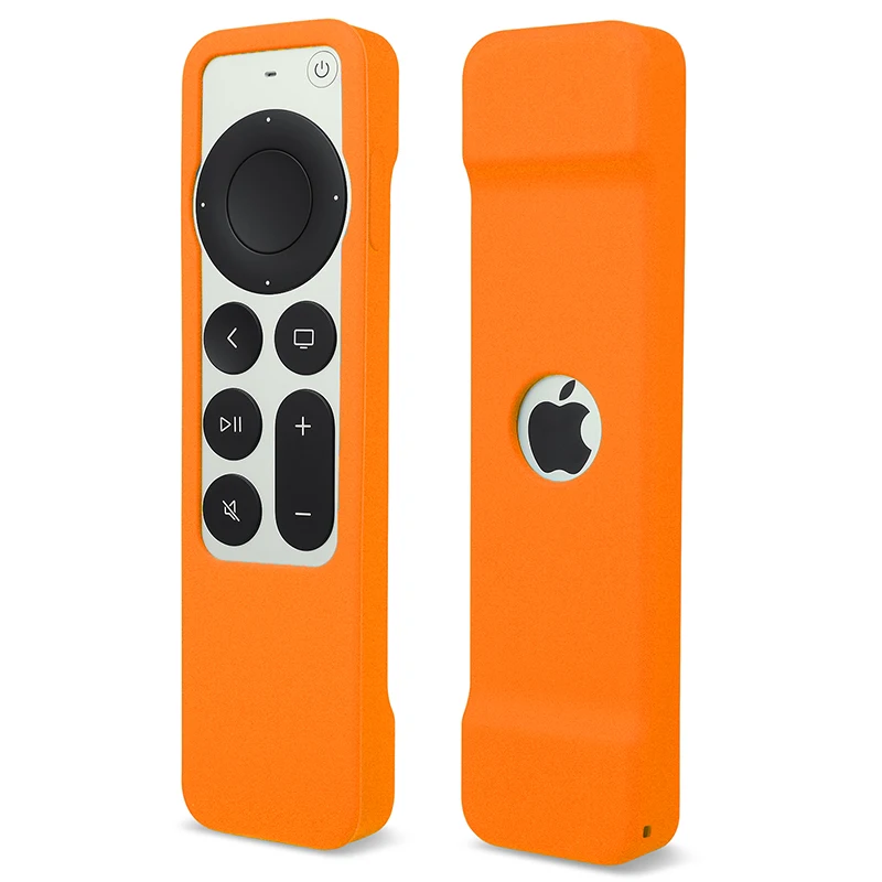 2024Anti-Lost Protective Case For Apple TV 4K 2nd Gen Siri Remote Control Anti-Slip Durable Anti-Slip Silicon Shockproof shell