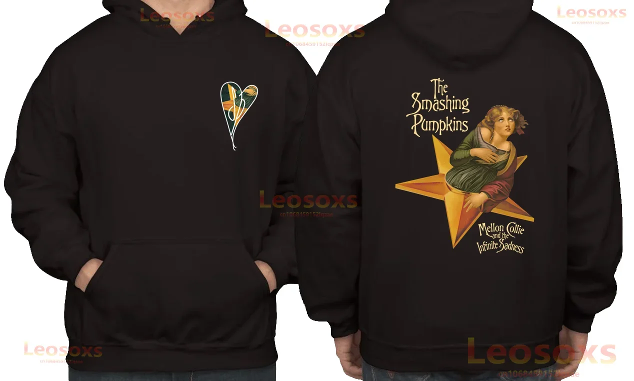 Summer The Smashing Pumpkins Retro Men's Polyester Hoodie Women's Casual Sports Gift Long Sleeve