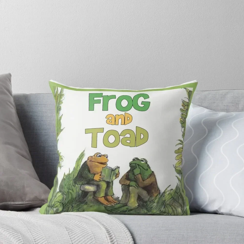 

Frog and Toad Book Throw Pillow pillow cover christmas Christmas Pillowcase Cushion Cover Set Cushions Cover pillow