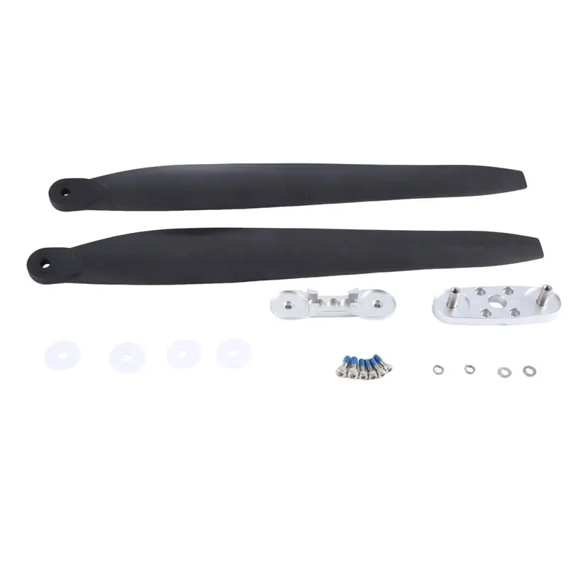AS96-2 PCS 3411 CW Folding Propeller For Hobbywing X9 Power System Motor For Agricultural Drone With Adapter Durable Easy To Use