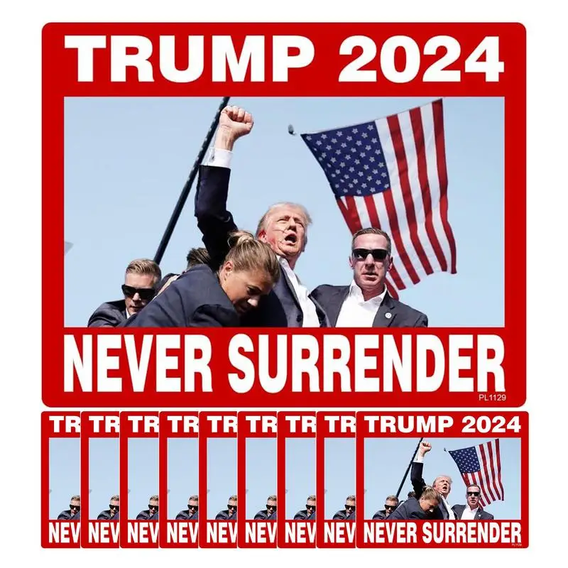 

US President Stickers 2024 2024 Presidential Election Bumper Sticker Political Election Stickers 5x4inch Car Truck Window Laptop