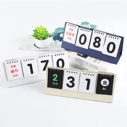 New 2025 Simple Series Perpetual Calendar DIY Desktop Calendar Agenda Organizer Daily Schedule Planner