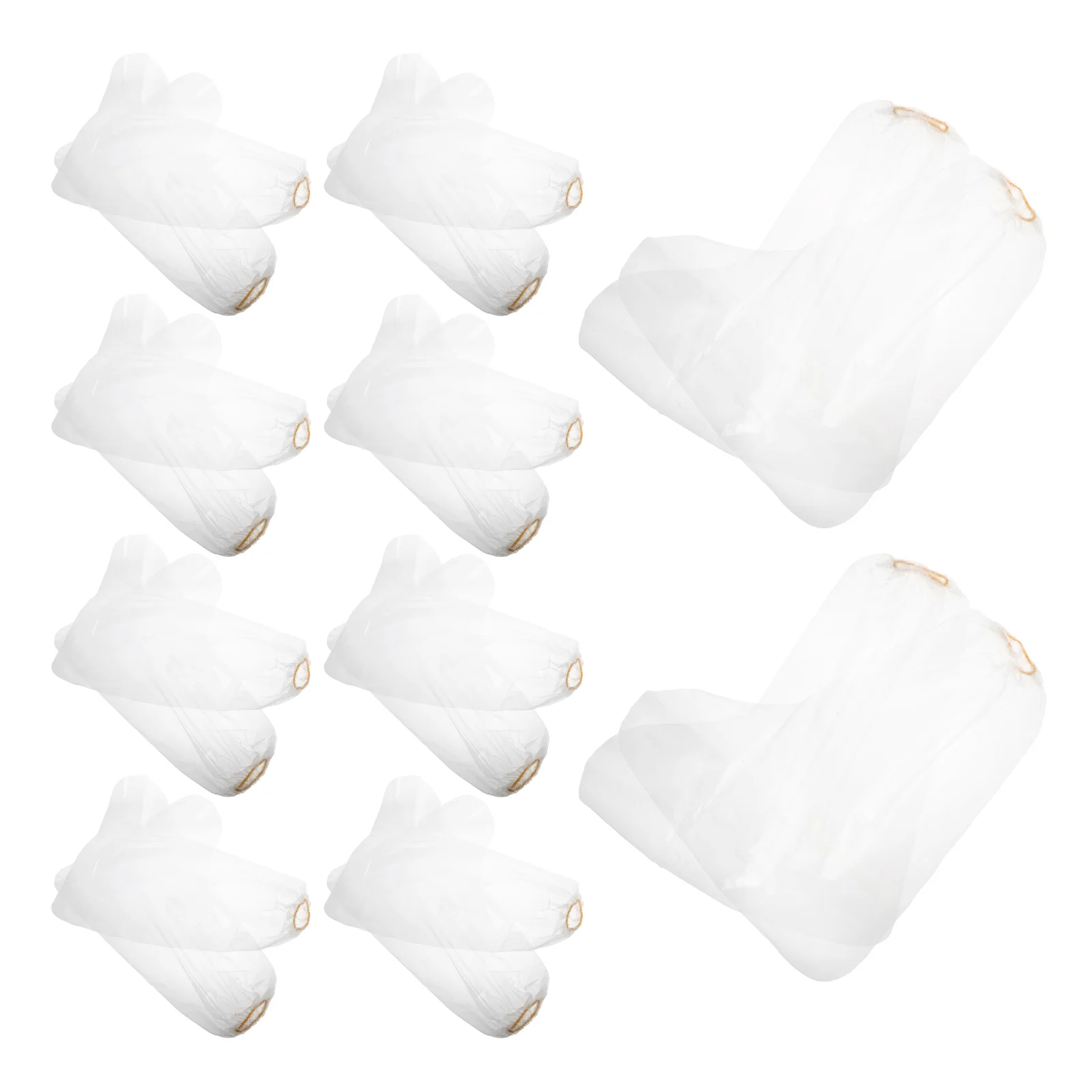 

10 Pairs Disposable Rain Boot Cover Shoes Protectors for Rainshoes Plastic Covers