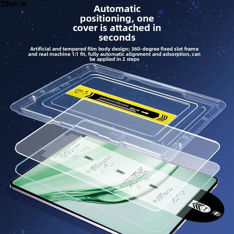 Tempered Glass Screen Protector For Huawei Honor magic pad 2 3 pro 4 2024 2025 2026 Easy Install Flat glass film ﻿