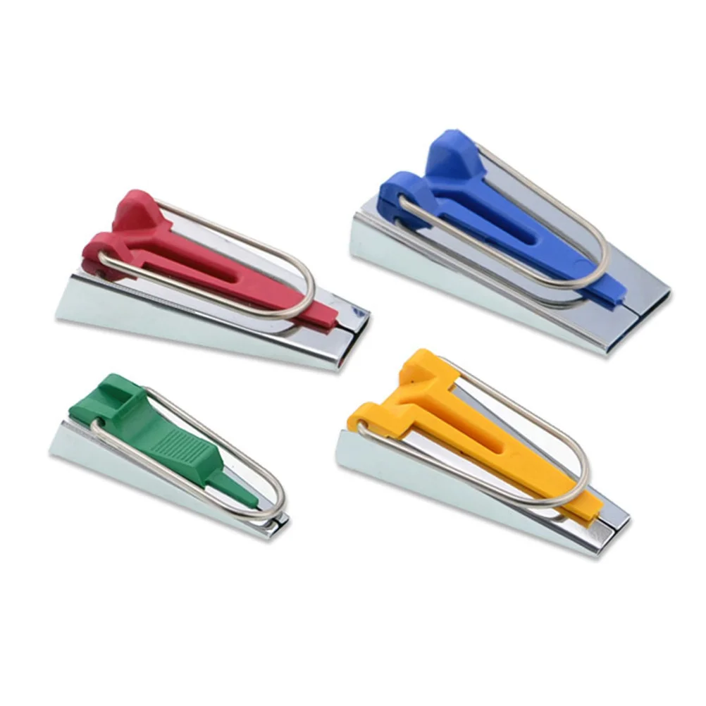 

6Pcs Colorful Sewing Tape Maker Set Durable Precision Bias Tape Folding Tool for Quick Economical Sewing Machine Accessories