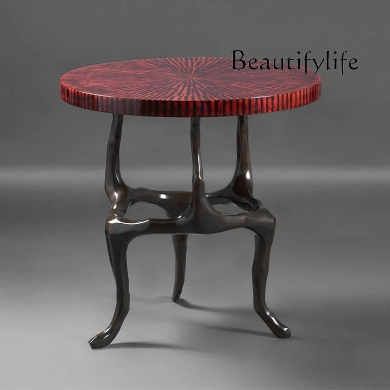 

Modern minimalist design art daily leisure negotiation coffee table home outdoor convenient small table