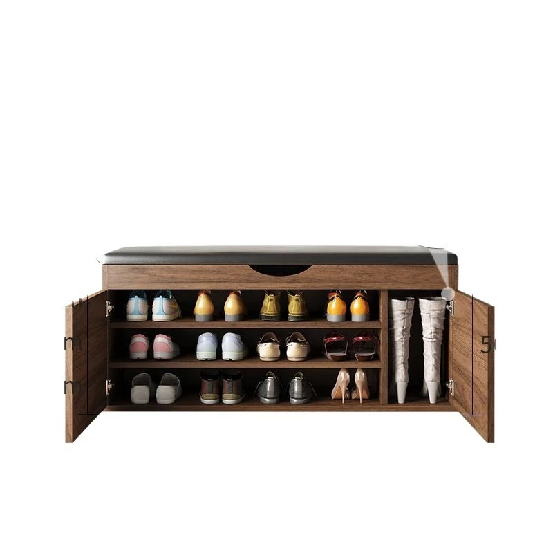 

Installation-free shoe change cabinet, multi-layer seated against the wall at the entrance of the household