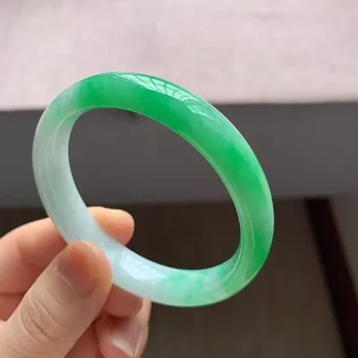 

Ювелирные изделия Zheru, браслет из натурального нефрита из Мьянмы 54 мм-62 мм, изысканная фотография, отправить подруге, отправить маму