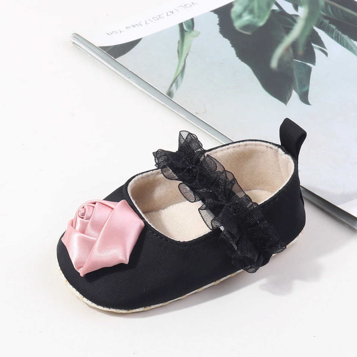 Hot Sale Spring Autumn Baby Girls First Walking Toddler Shoes With Beautiful Flower High Quality Girls Princess Shoes YS-G28