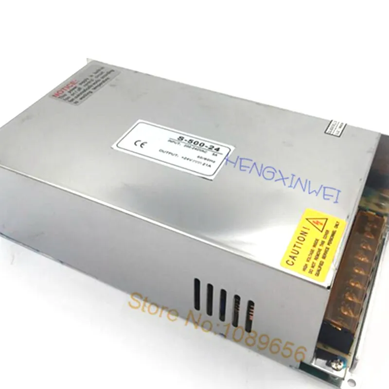 S-500-5 S-500-12 S-500-24 S-500-36 S-500-48 Input 110v/220v Single Output Switching Power Supply Unit 500W AC DC Converter