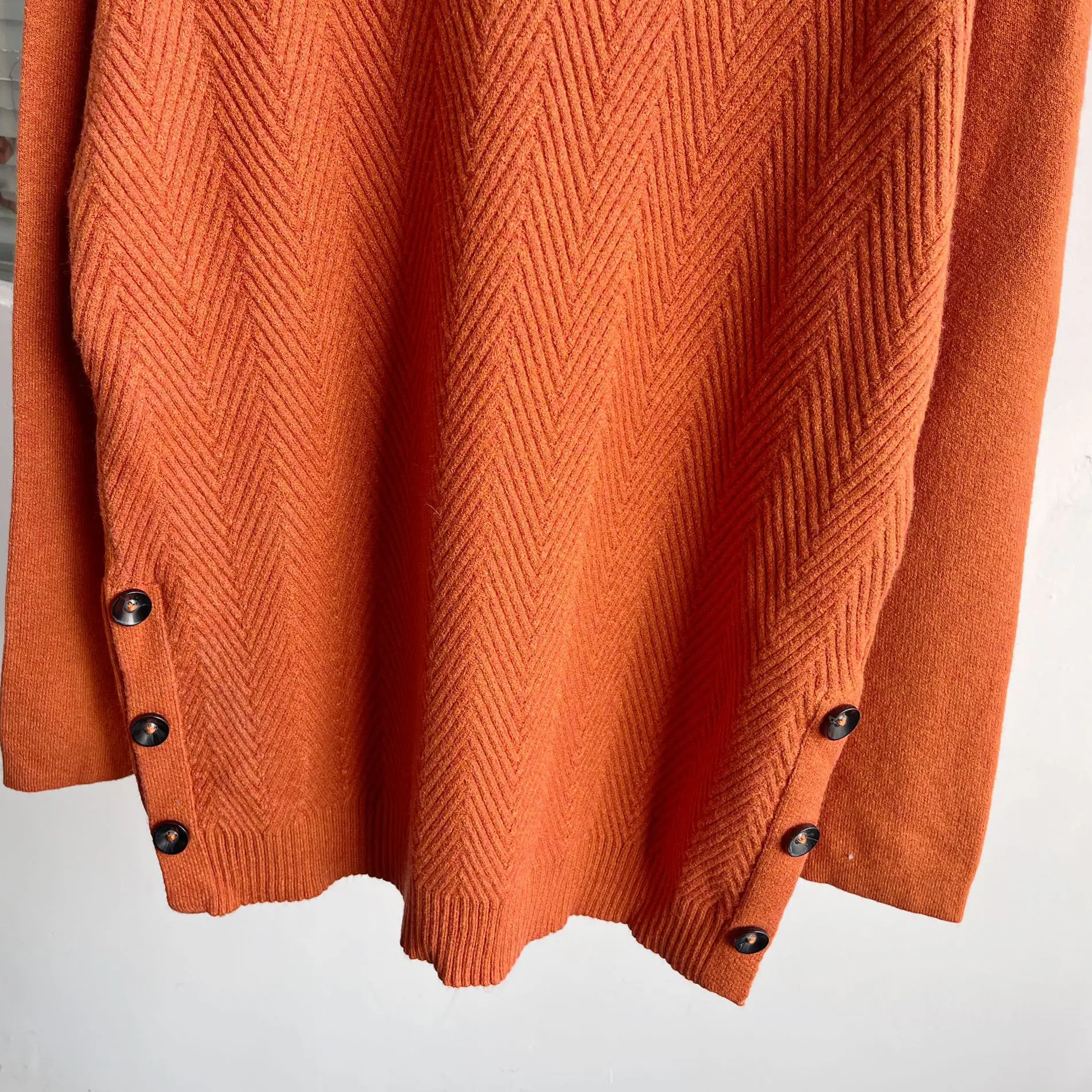 الربيع A98 فضفاض الأمومة تريكو طويل Sve قاعدة irt غطاء البطن الأم Sle الملابس حجم كبير سترة السيدات #4