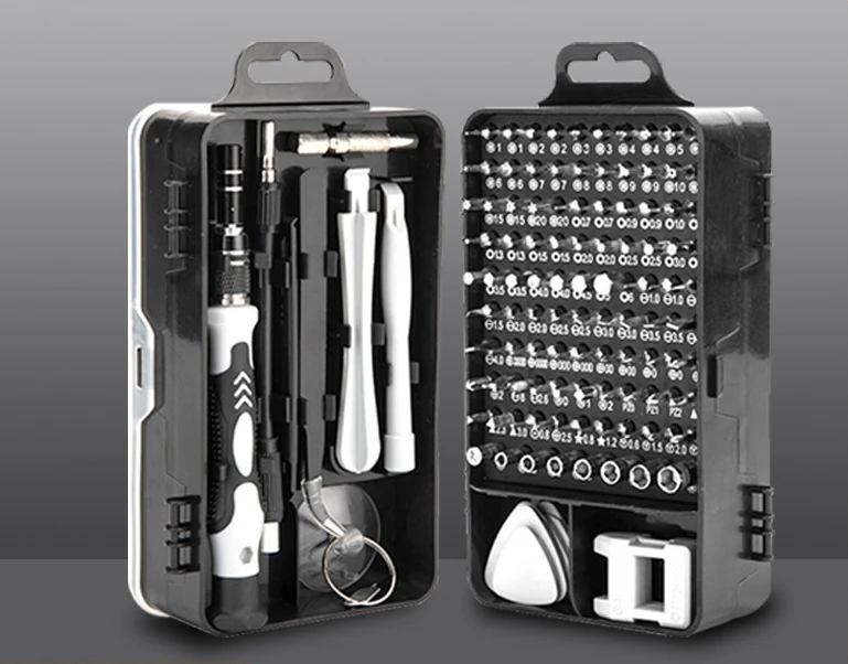 115 in one, clock, computer, mobile phone disassembly, repair, hardware tools, screwdriver combination set, manufacturer's batch