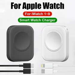 Cabo de carregamento portátil para Apple Watch, Carregador Smartwatch, Apple Watch SE Ultra, iWatch Series 9, 8, 7, 6, 5, 4, 3, 2, 1