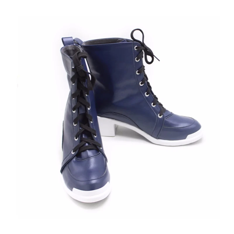 Neues Spiel blau Archiv Hakari Atsuko Cosplay Schuhe Stiefel Frauen Männer Halloween Karneval Rollenspiel Party Outfit Requisite Geschenk nach Maß