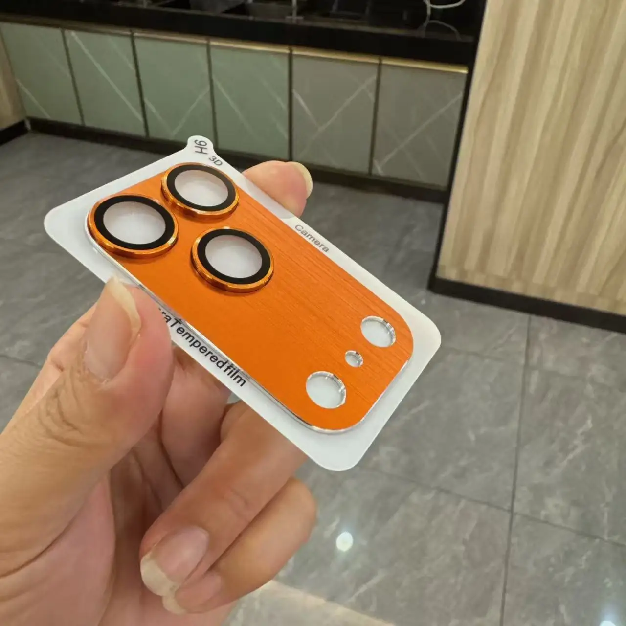 Original 9H HD Armor Camera Lens Protector For IPhone 17 Pro 17 Pro Max Aluminum Metal Ring Lens Tempered Glass Film Case Cap