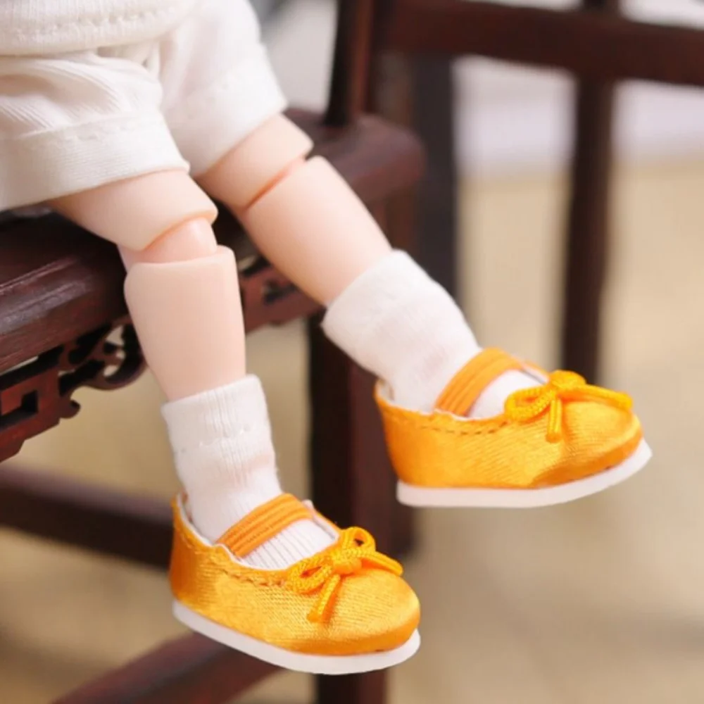 

1 pair High Street Fashion OB11 Ballet shoes Multi-color Cloth 1/12 Bjd Doll Shoes Cartoon 1 Pair 1/12 Bjd Casual Shoes