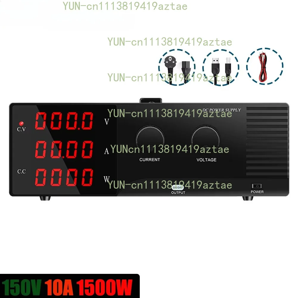 R-SPS15010 1500W 150V 10A Adjustable Lab Regulator 120V 64V 30V DC Power Supply for Phone PCB Repair Aging Testing