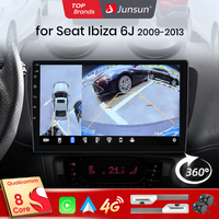 Junsun Qualcomm 8-Core 360° Panoramic Camera Wireless CarPlay Android Auto Car Radio for Seat Ibiza 6j 2009-2013 GPS Multimedia