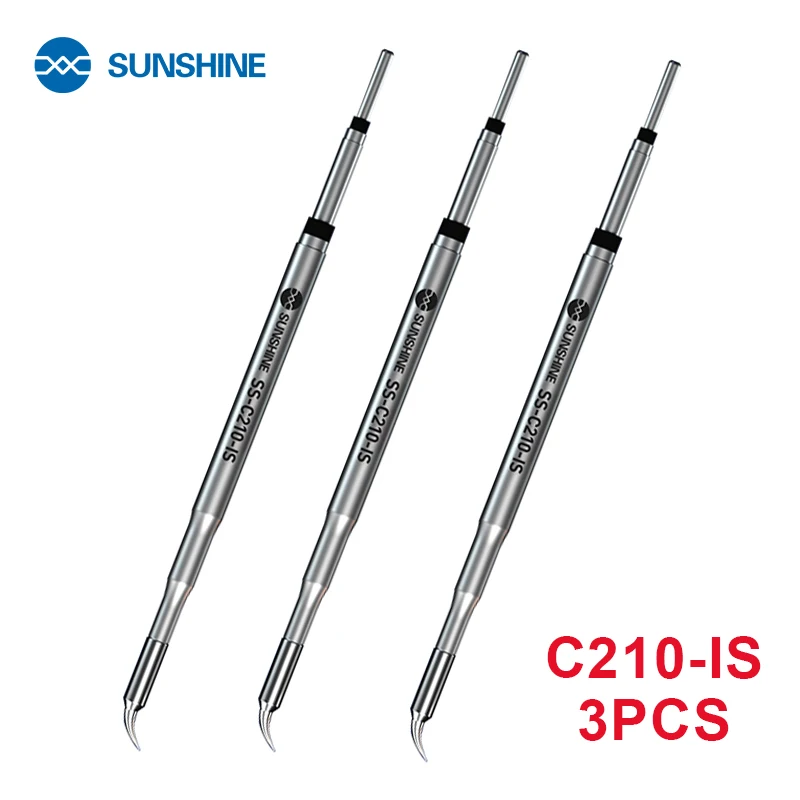 SUNSHINE C210 Series Integrated Soldering Iron Tips and Heating Core Compatible JBC Sugon Aifen Aixun soldering station Handle