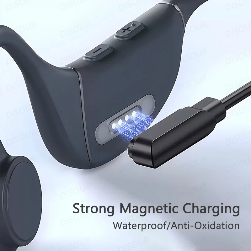 VAORLO 4 Pin 60CM Magnetic Charging Cable Suitable For New X7 Headset DGS10 Bone Conduction Bluetooth Sports Wwimming Headphones view 4