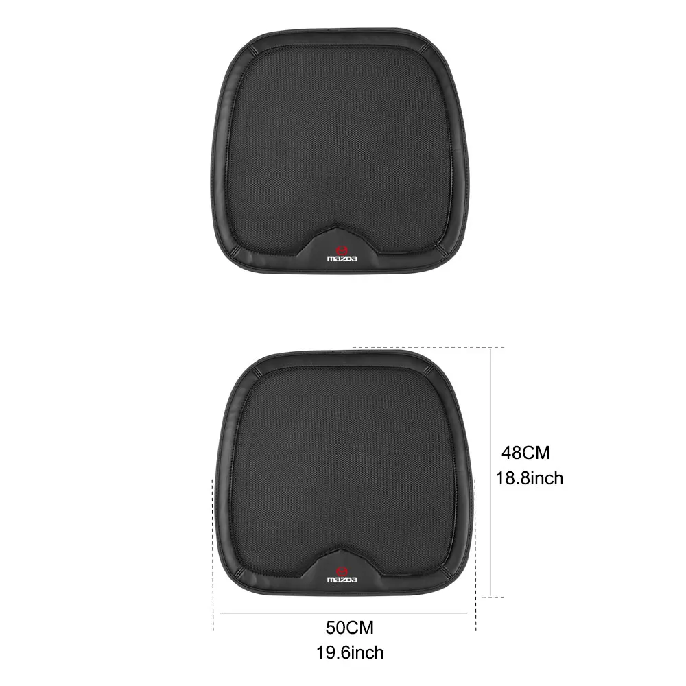 1Pcs Car Front Seat Cushion Breathable Comfortable Cushion Cover For Mazda 2 3 5 6 Axela CX-5 CX-3 CX-4 Demio RX7 MS 323 Atenza