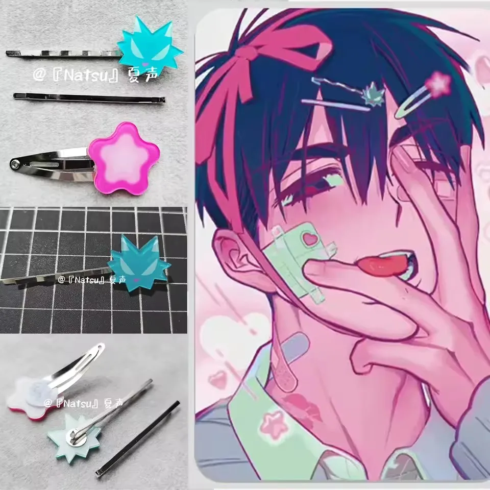 

Заколка для волос Alien Stage Ivan R6, милый кавайный реквизит для косплея, головные уборы с розовым цветком, заколка для волос на Хэллоуин, карнавальные подарки