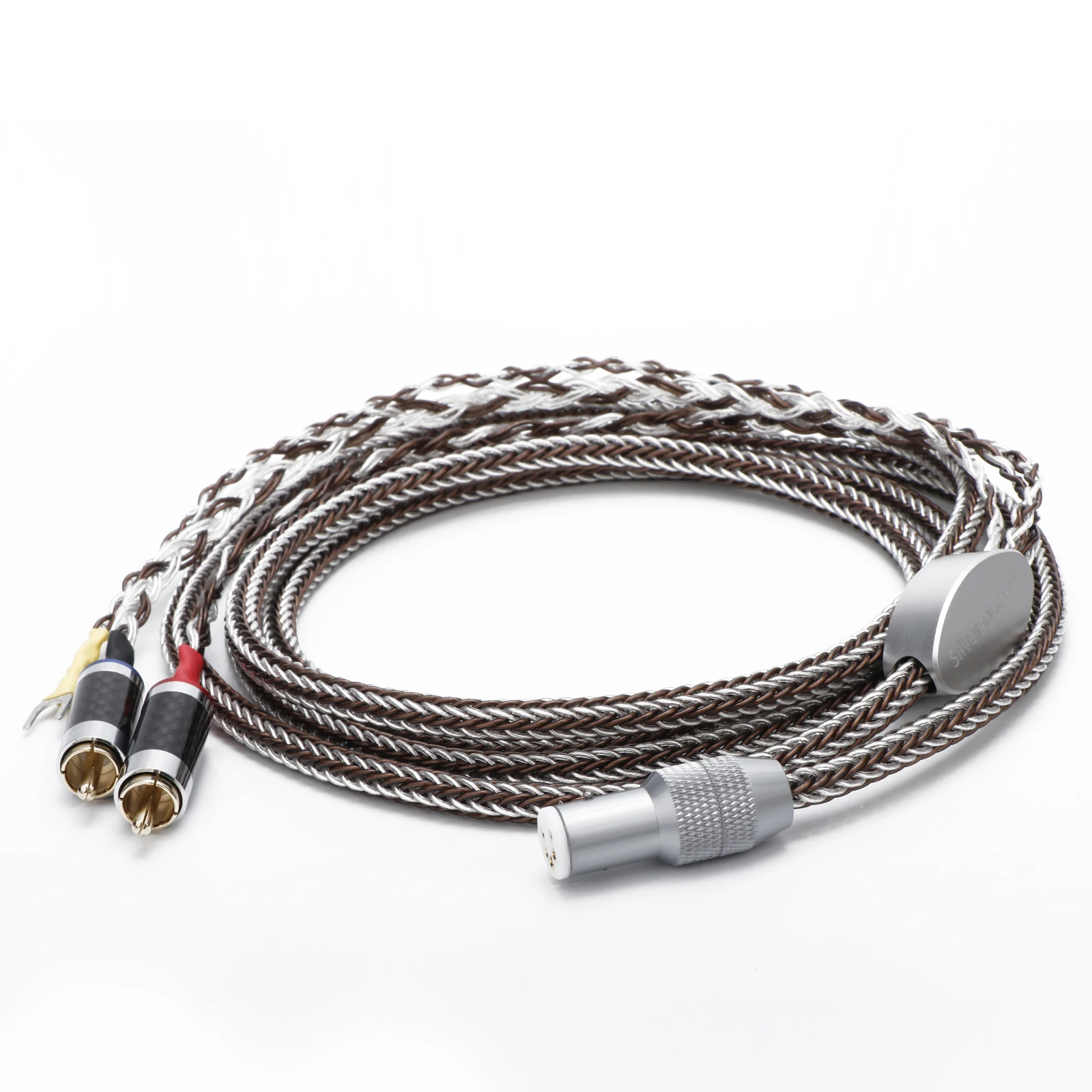

HiFi Audio посеребренный 5-контактный кабель DIN-RCA Phono-5 DIN-мама на RCA-папа, высококачественная передача сигнала для аудиосистем