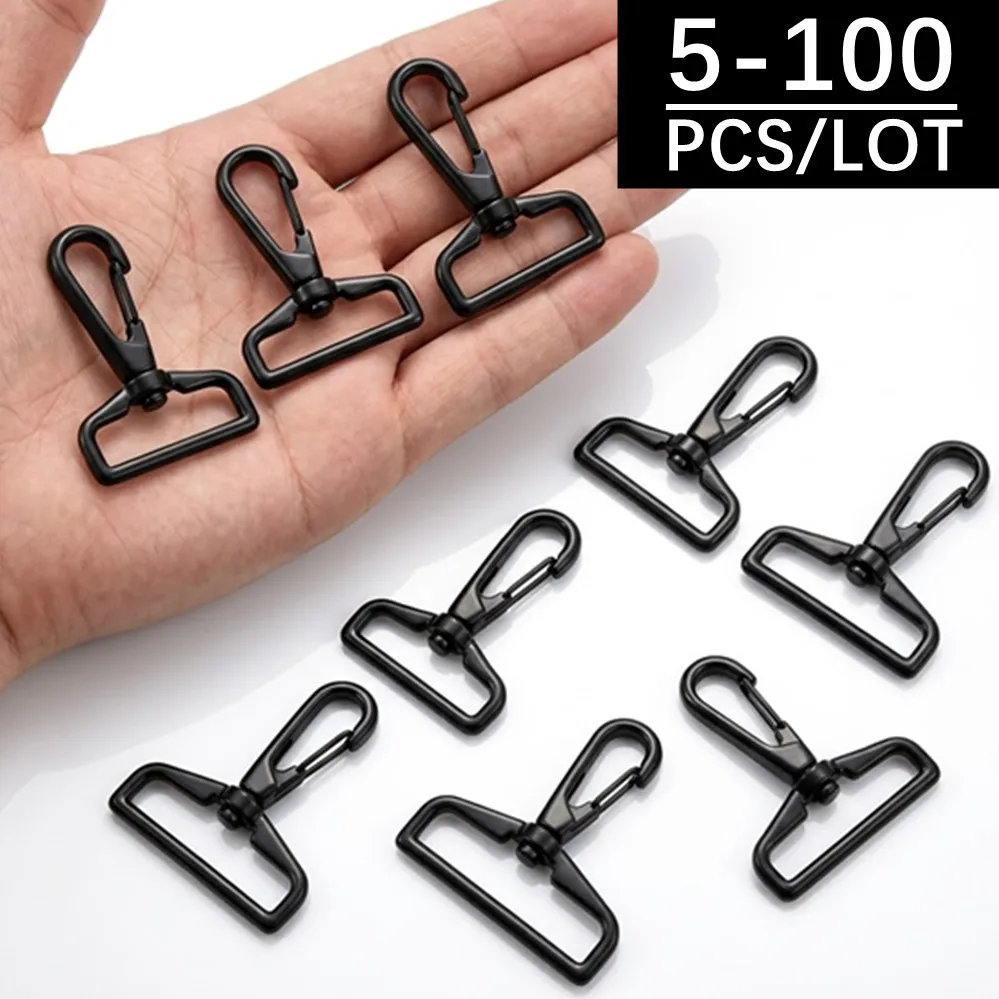 5-100pcs-25-32-38-50mm-metal-buckles-for-bag-swivel-lobster-clasp-strap-webbing-belt-trigger-snap-hooks-diy-sewing-accessories