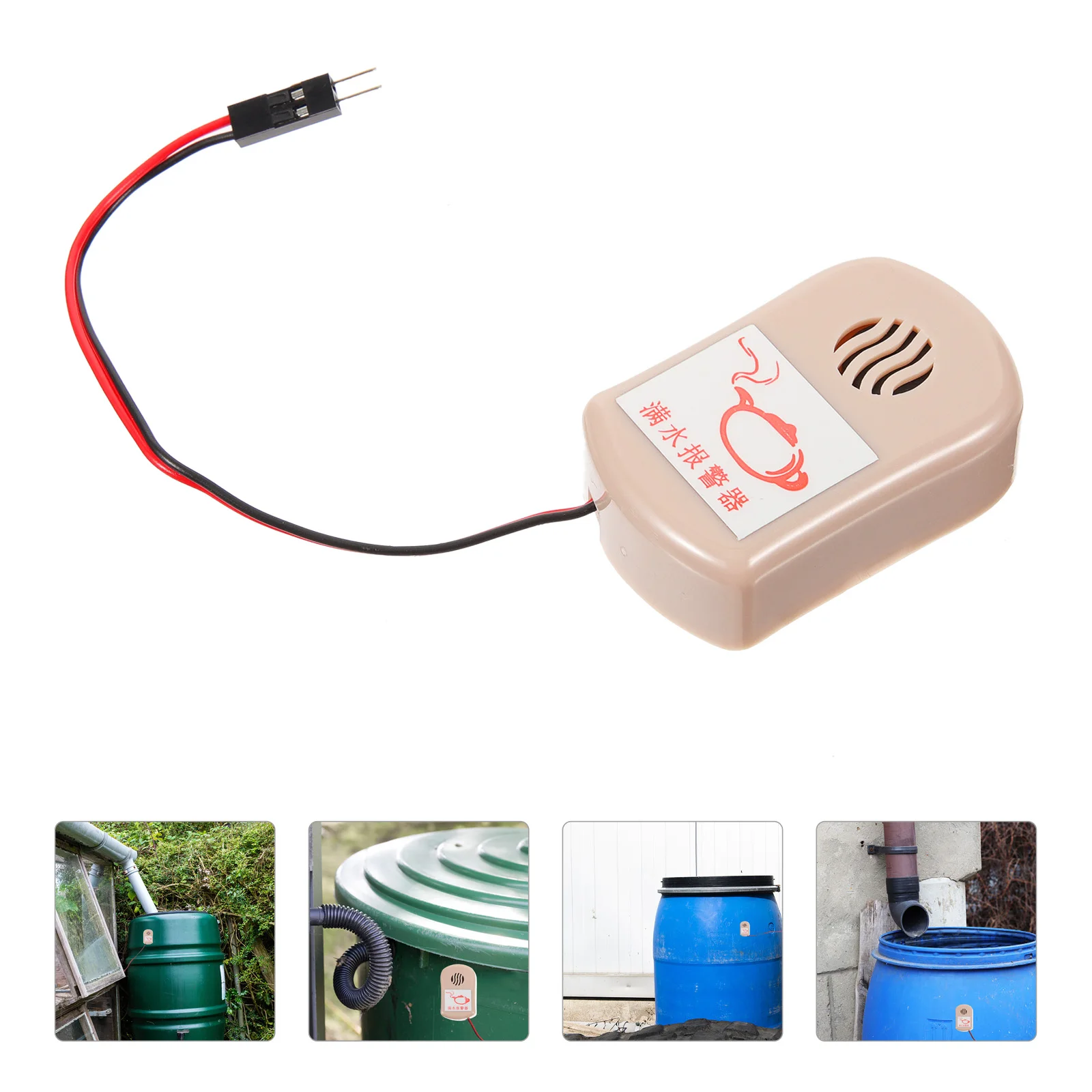 Water Level Alarm For Tea Bucket Intelligent Leak Sensor Multi-Functional Flood Kitchen Bathroom Waste Water