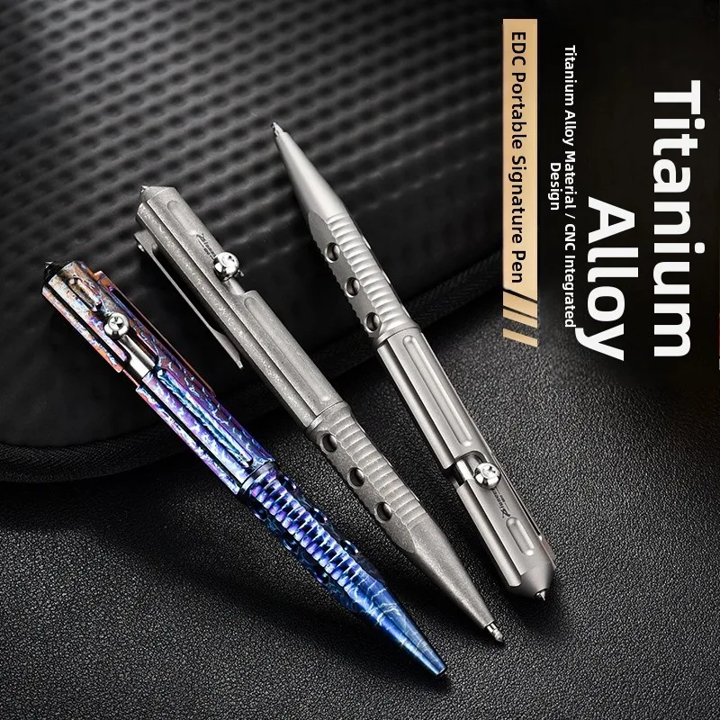 stylo-tactique-en-alliage-de-titane-ajoure-anti-verrouillage-brise-vitre-outil-d'autodefense-exterieur-anti-agression